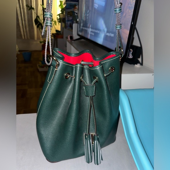 Dooney & Bourke leather bucket bag - Picture 2 of 5